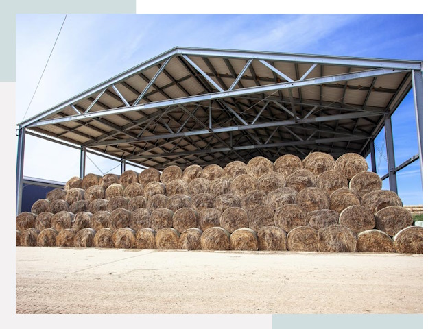 Строительство сенохранилищ в Алексеевка от 607 руб.