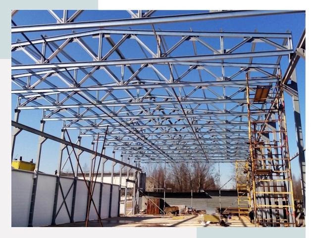 Строительство цехов в Алексеевка от 607 руб. под ключ