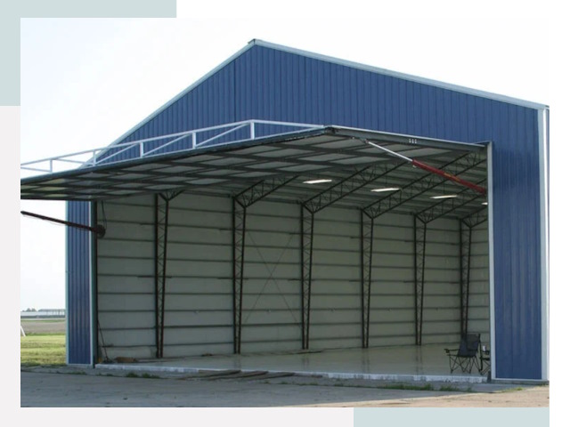 Прямо стенные ангары в Алексеевке