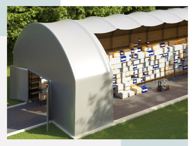 Тентовые ангары в Алексеевке
