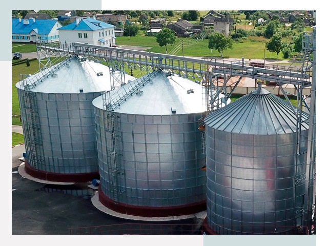 Металлические силосы в Алексеевке