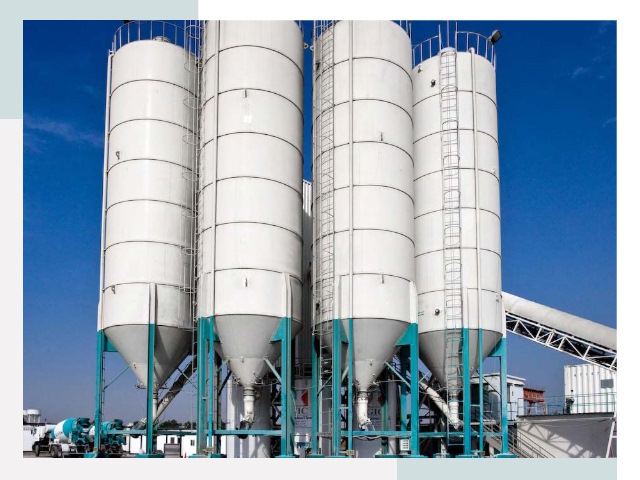 Строительство цементных силосов в Алексеевке