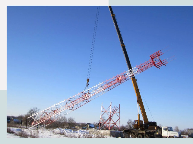 Строительство башен связи в Алексеевке от 607 руб.