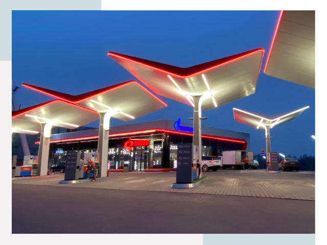 Навесы для АЗС в Алексеевке