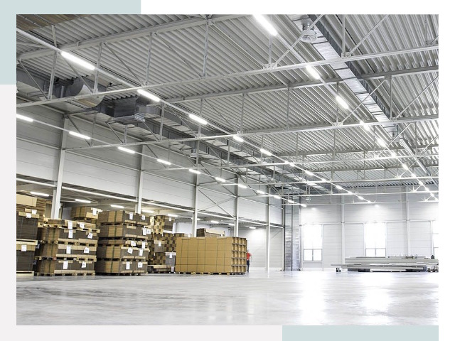 Освещение ангаров в Алексеевке