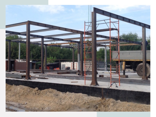 Фундамент для ангаров в Алексеевке