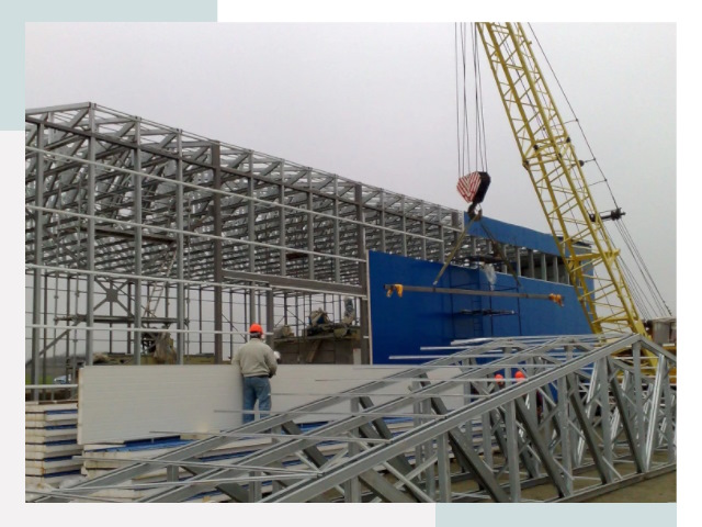 Монтаж ангаров в Алексеевке