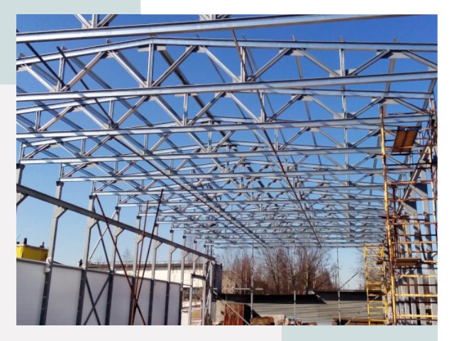 Металлокаркасы для складов в Алексеевке